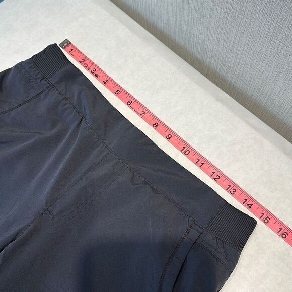 bcg Outdoor Capri Cropped Pants Hiking Lightweight Size Small Black Blue Gray Lo - Picture 12 of 14